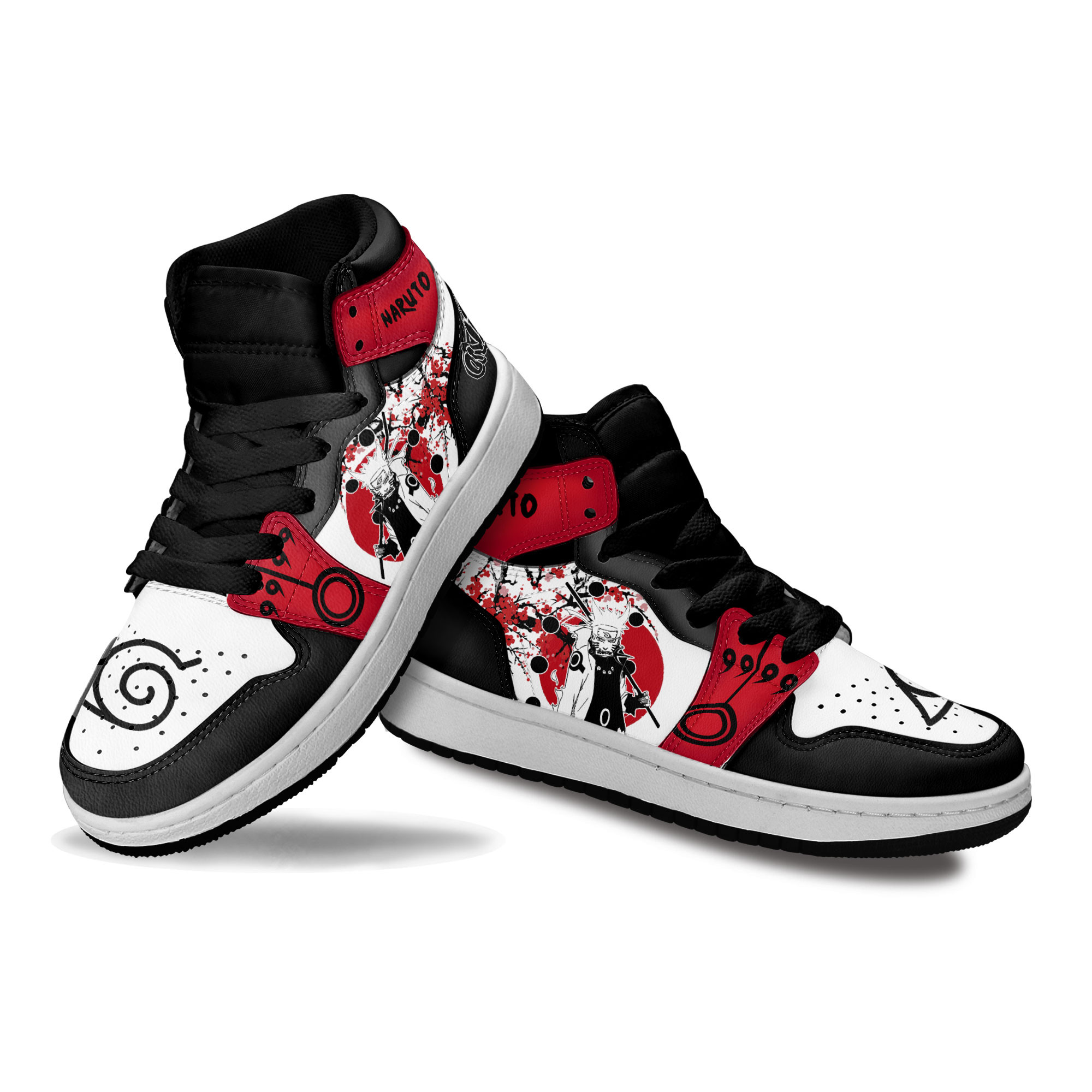 Nrt Uzumaki Bijuu Kids Sneakers Custom Anime Shoes For Kids Japan Style