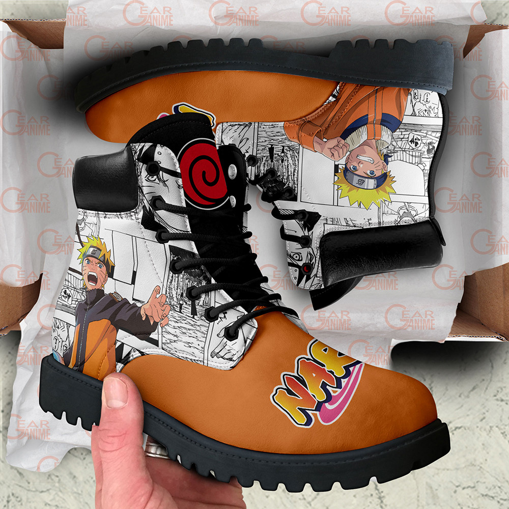Nrt Uzumaki Boots Custom Anime Shoes Mix Manga Style