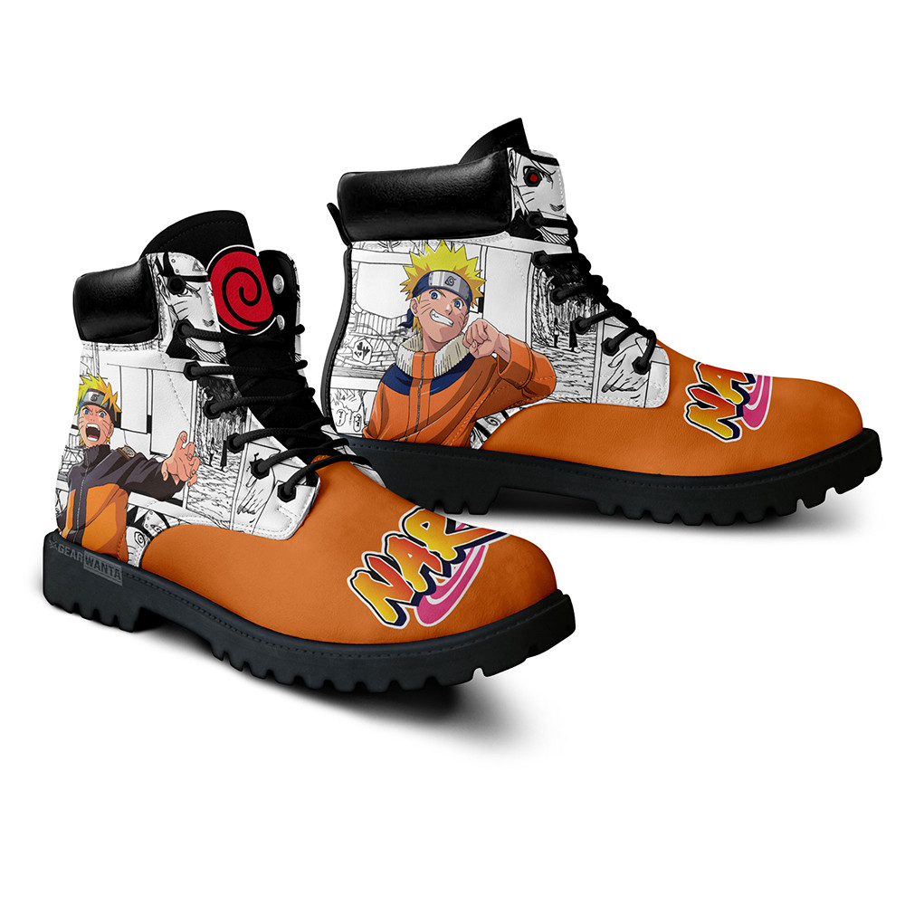 Nrt Uzumaki Boots Custom Anime Shoes Mix Manga Style