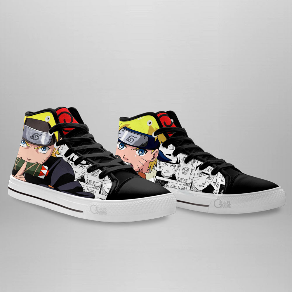 Nrt Uzumaki High Top Shoes Custom Anime Sneakers Mix Manga