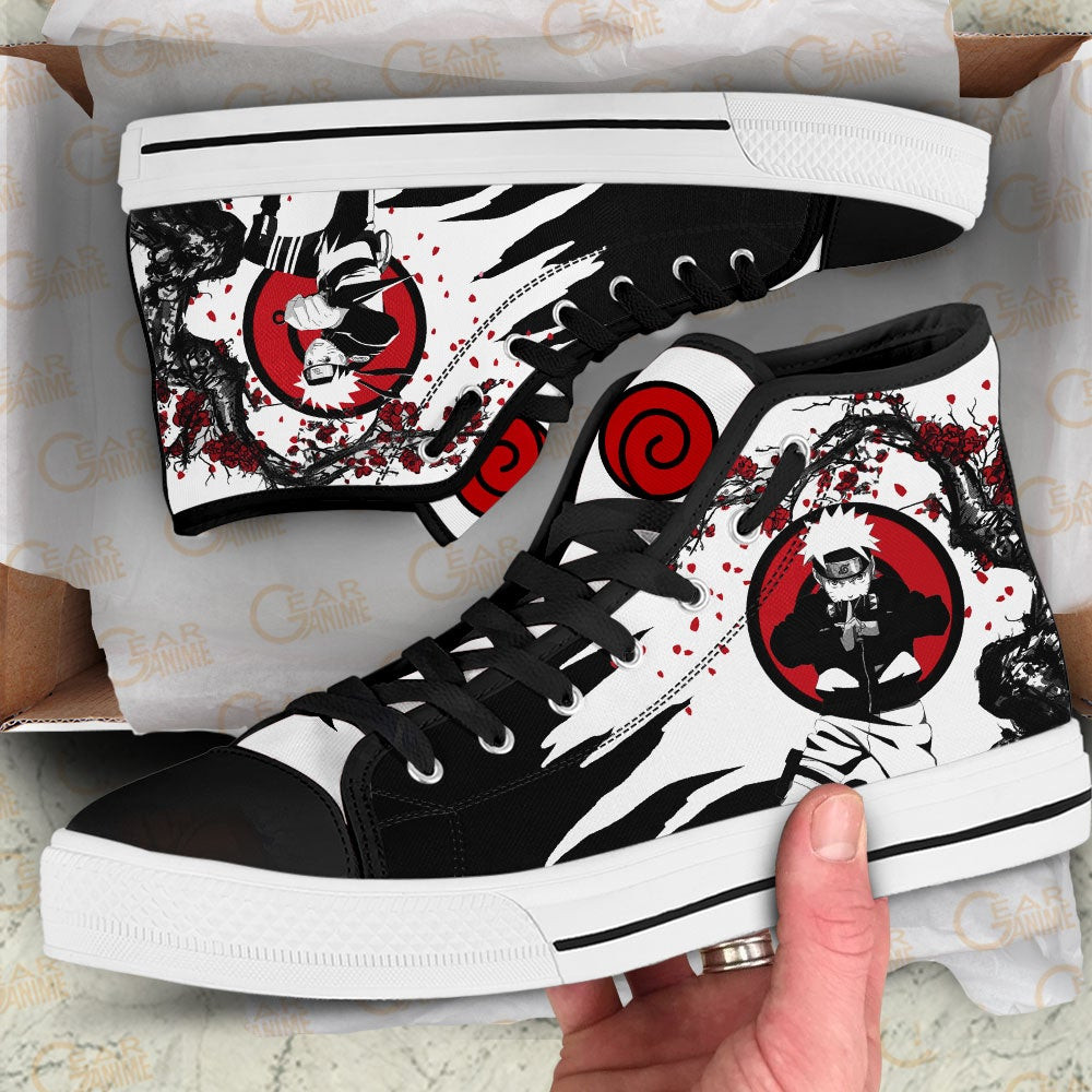 NRT Uzumaki High Top Shoes Custom NRT Anime Sneakers Japan Style