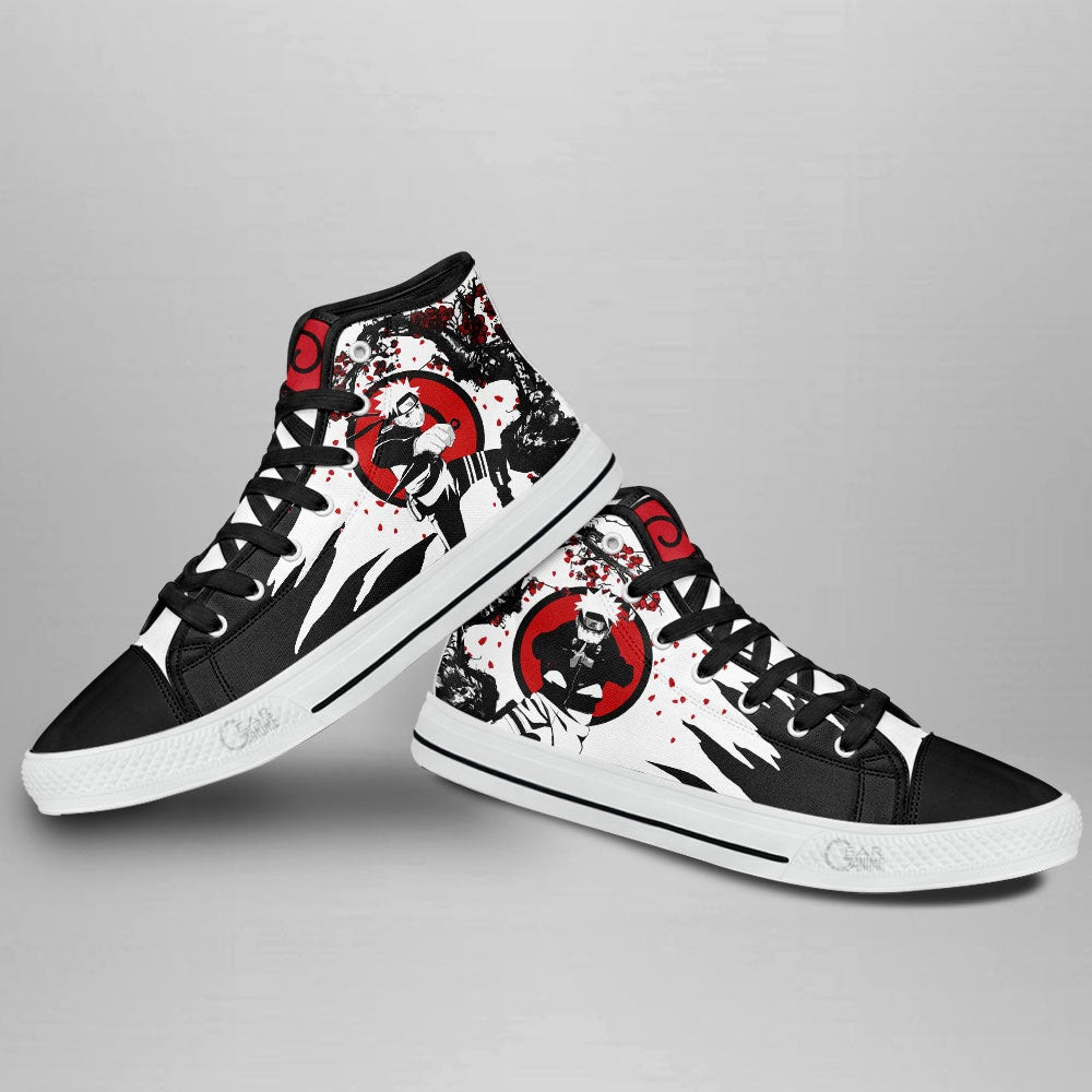 NRT Uzumaki High Top Shoes Custom NRT Anime Sneakers Japan Style