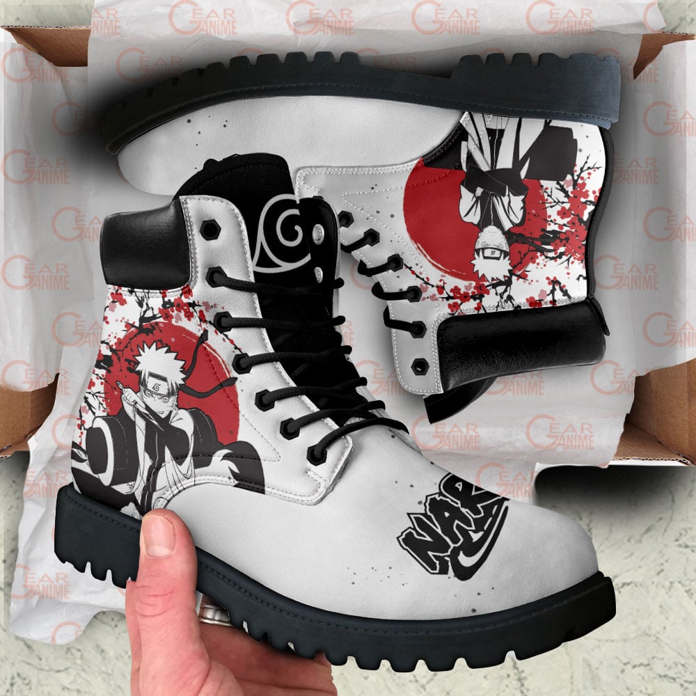 Nrt Uzumaki Sage Boots Anime Custom Shoes Japan Style