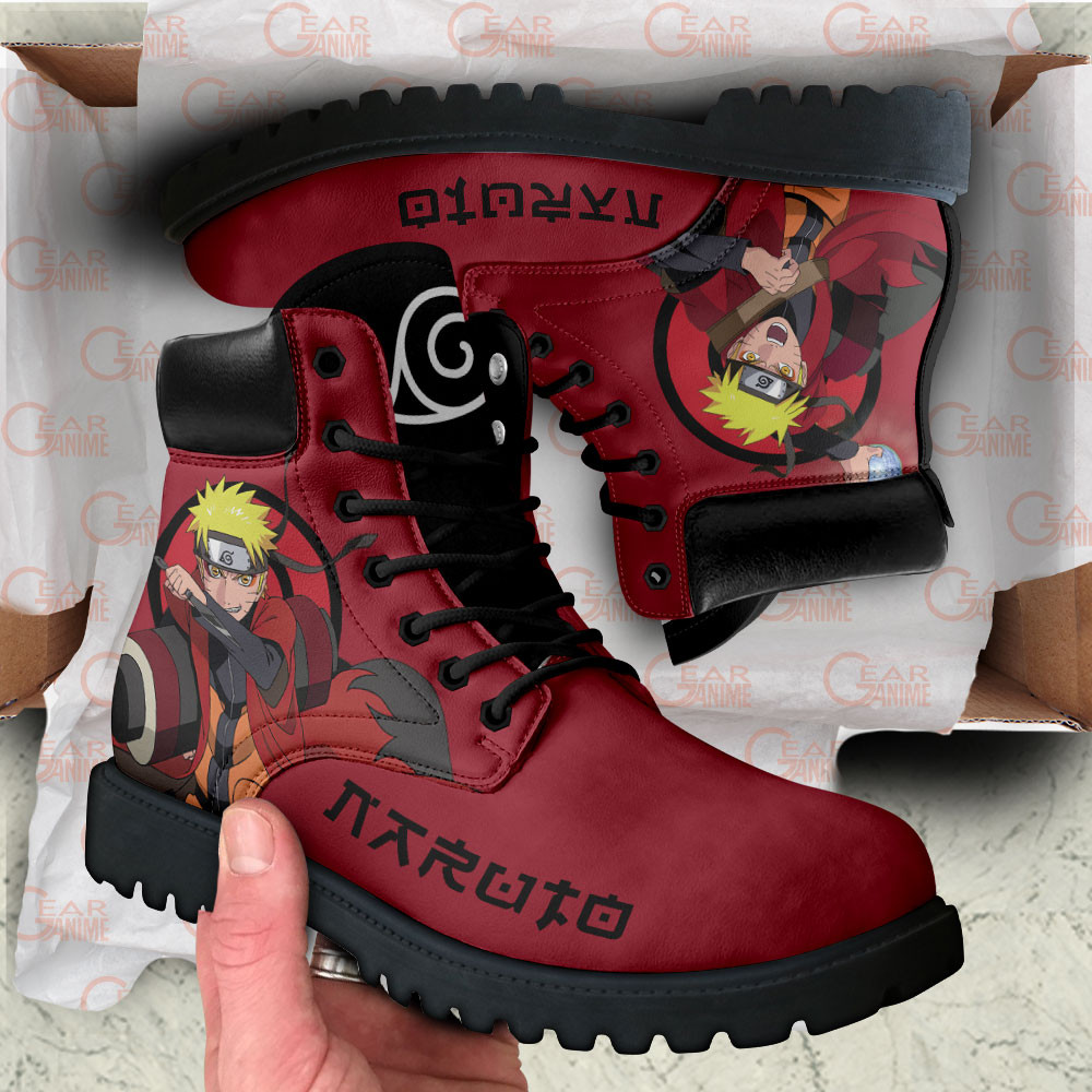 Nrt Uzumaki Sage Boots Custom Shoes For Anime Fans