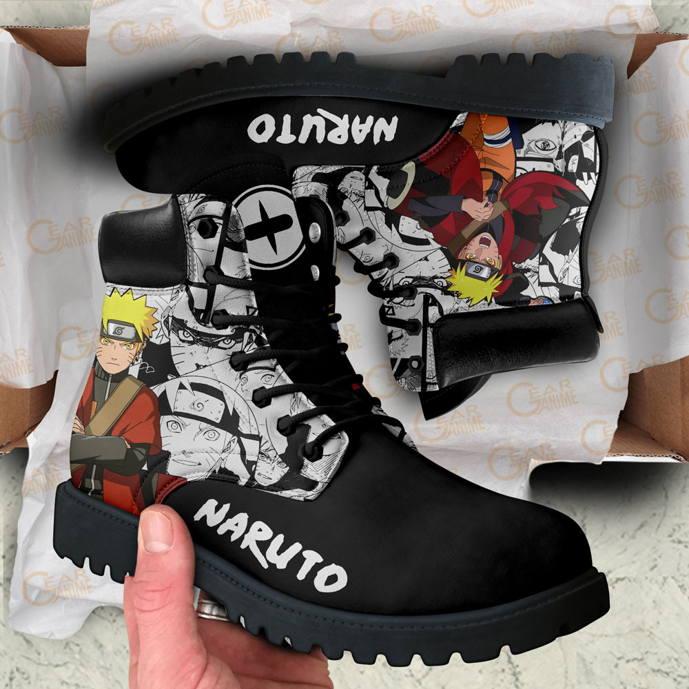 Nrt Uzumaki Sage Boots Manga Anime Custom Shoes