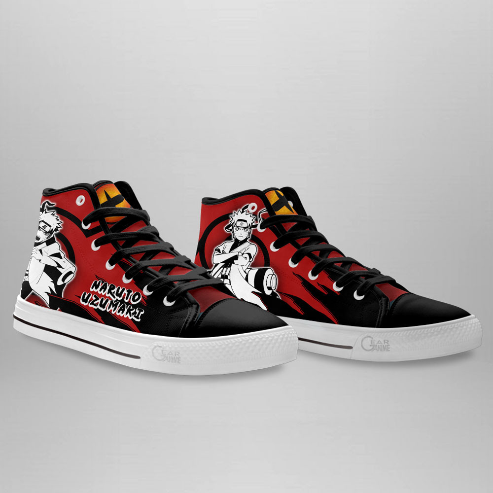 Nrt Uzumaki Sage High Top Shoes Anime Sneakers Manga Style