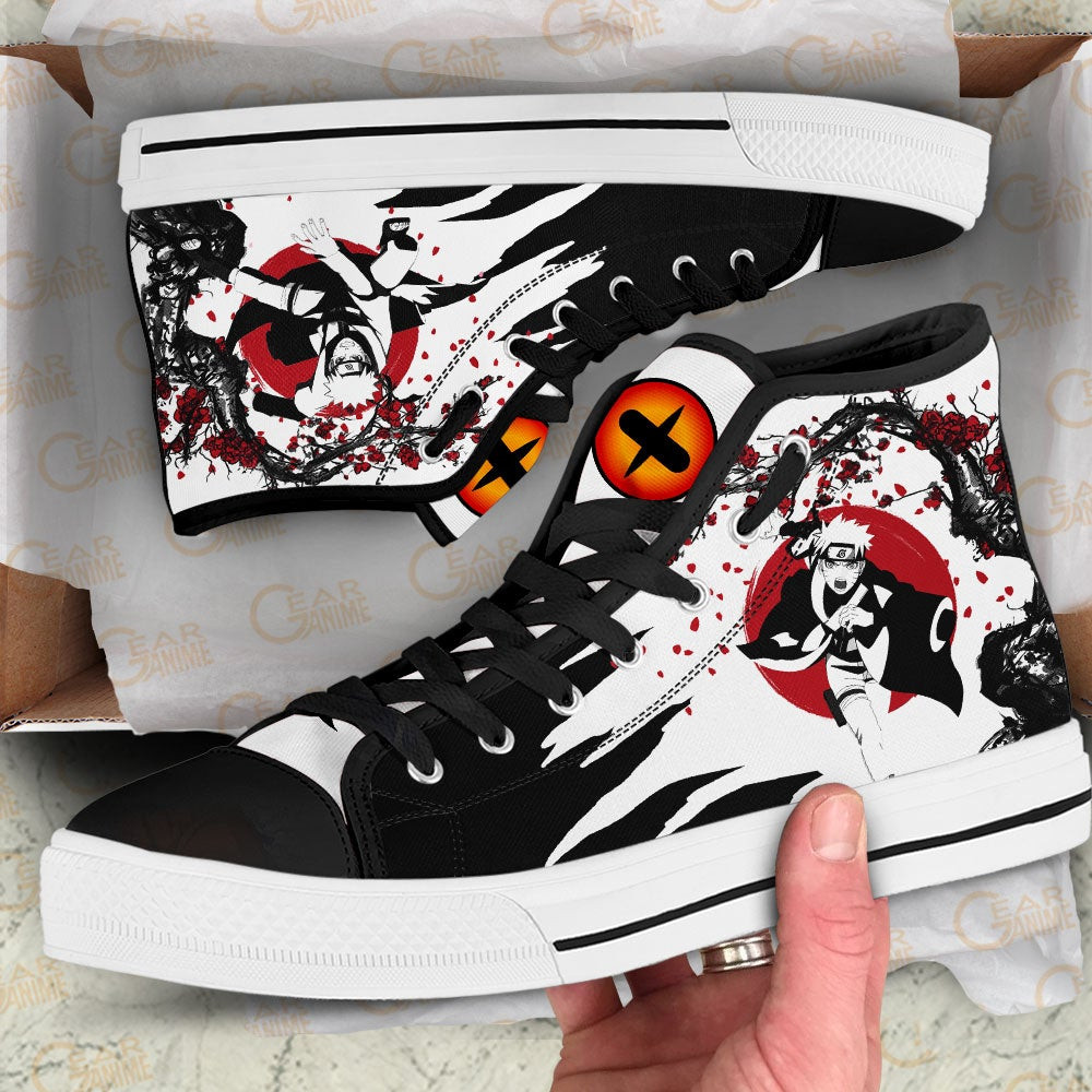 NRT Uzumaki Sage High Top Shoes Custom NRT Anime Sneakers Japan Style
