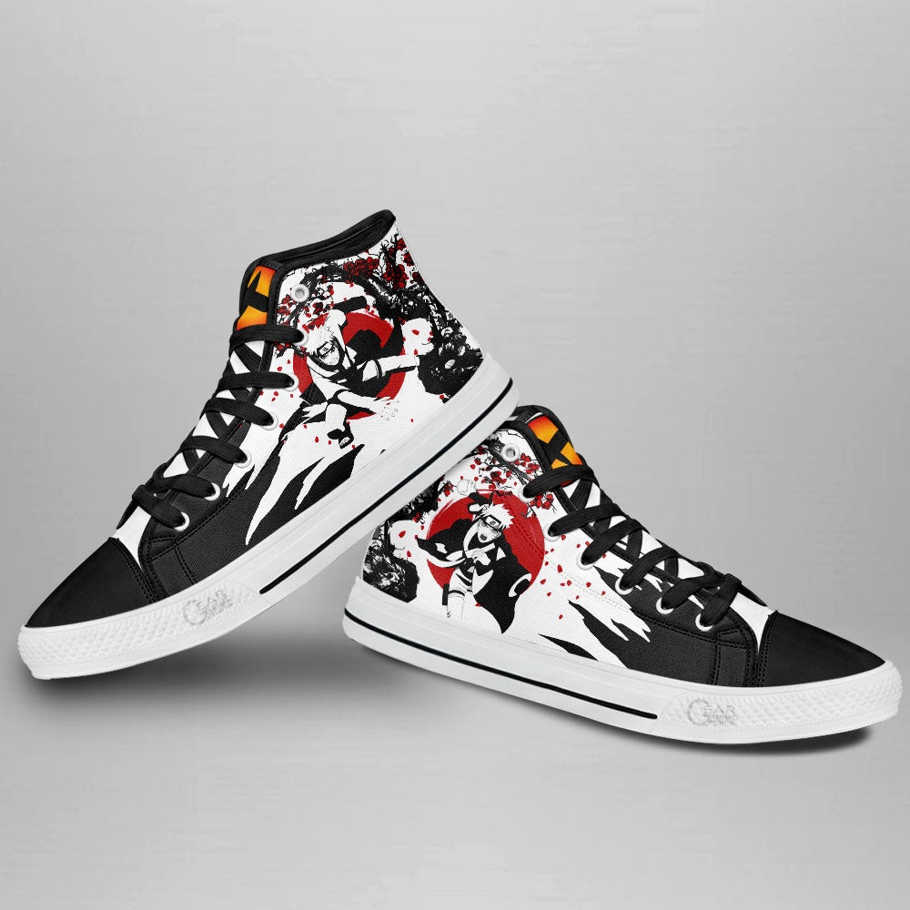 NRT Uzumaki Sage High Top Shoes Custom NRT Anime Sneakers Japan Style