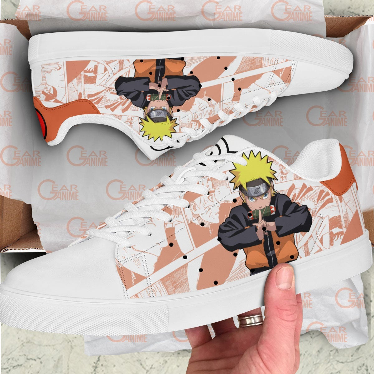 NRT Uzumaki Skate Sneakers Custom Anime Shoes