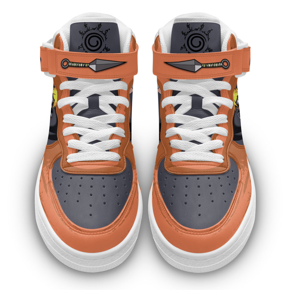 Nrt Uzumaki Sneakers Air Mid Custom Anime Shoes
