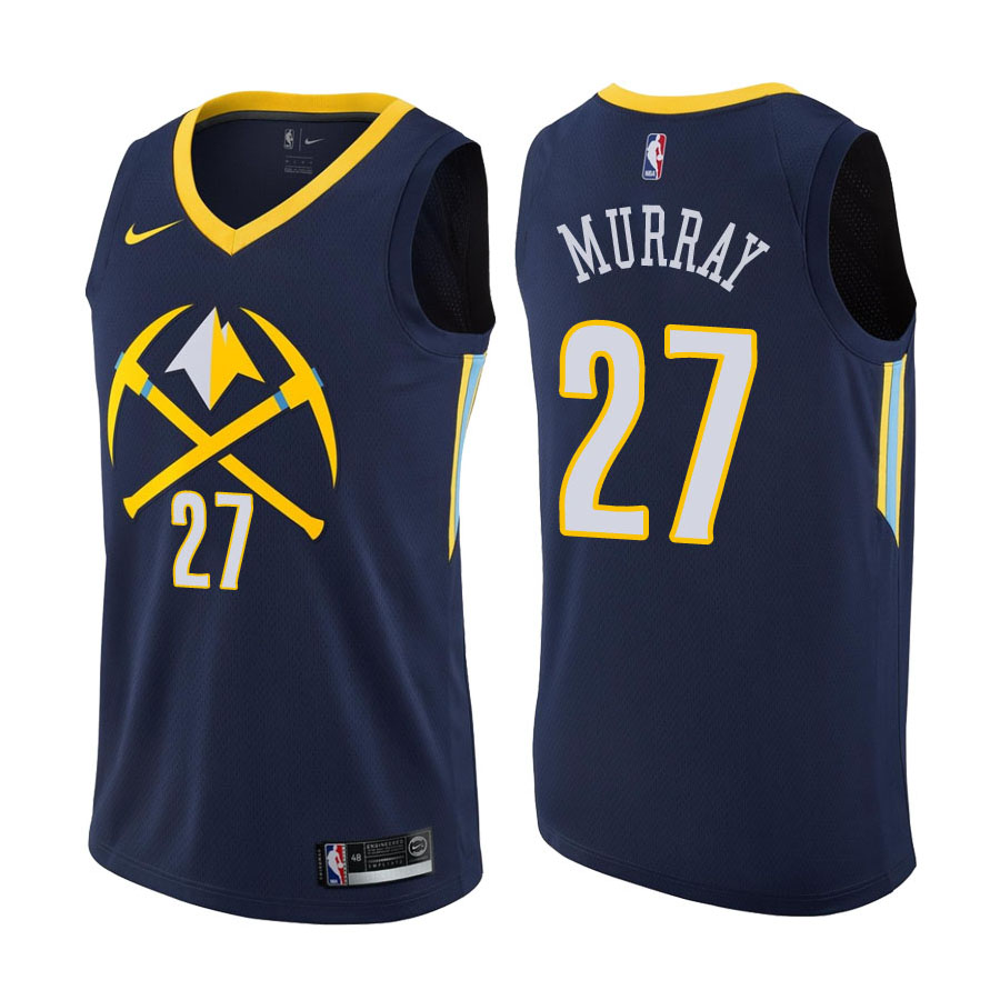 Nuggets Male Jamal Murray #27 City Edition Navy Jersey