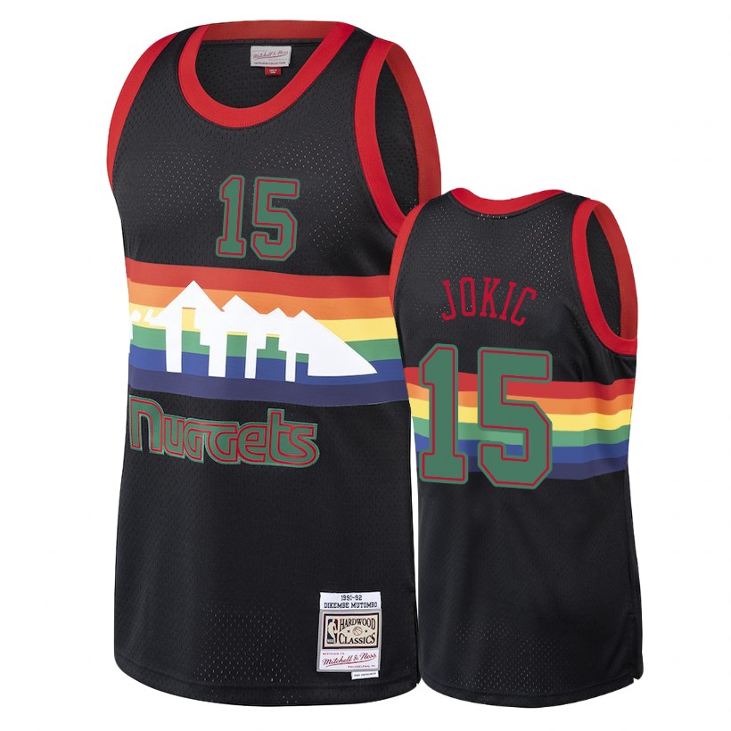 Nuggets Male Nikola Jokic #15 Classics Christmas Black Jersey