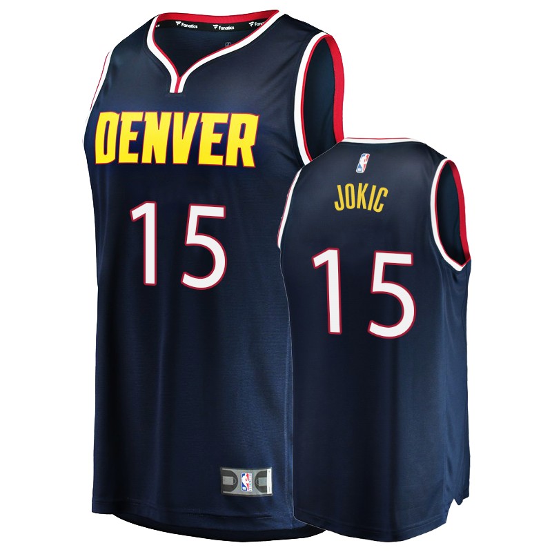 Nuggets Men's Nikola Jokic #15 Icon Fanatics Branded Jersey