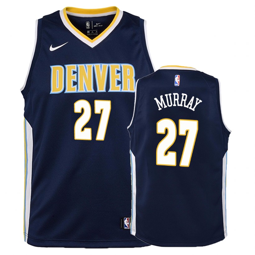 Nuggets Youth Jamal Murray #27 Icon Navy Jersey