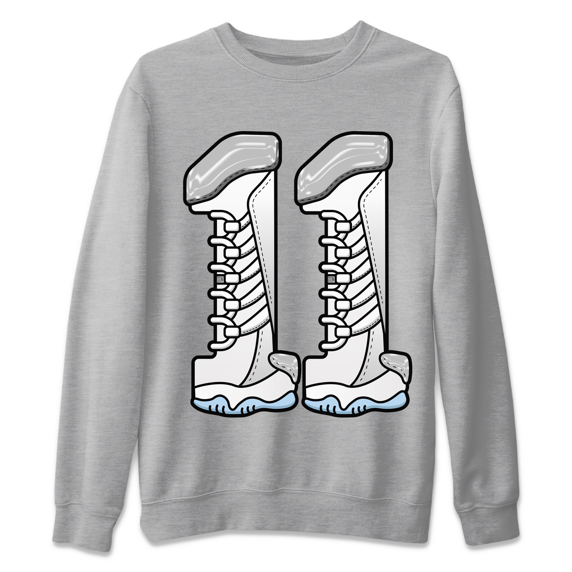 Number 11 Unisex Sweater – Air Jordan 11 White Cement, Sneakers Matching Sweater