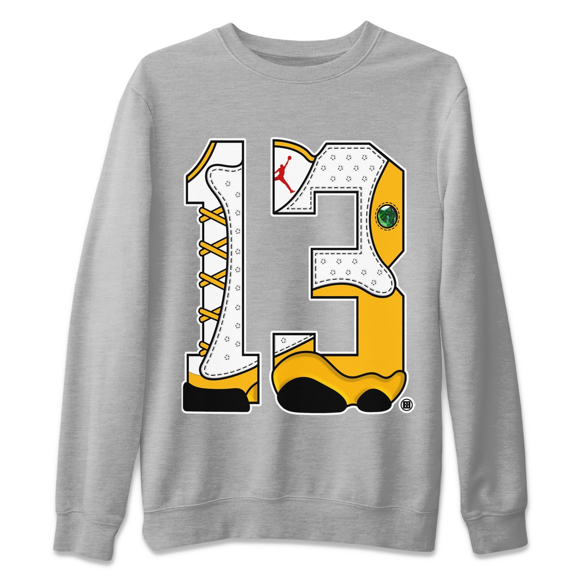 Number 13 Unisex Sweater – Air Jordan 13 Del Sol, Sneakers Matching Sweater