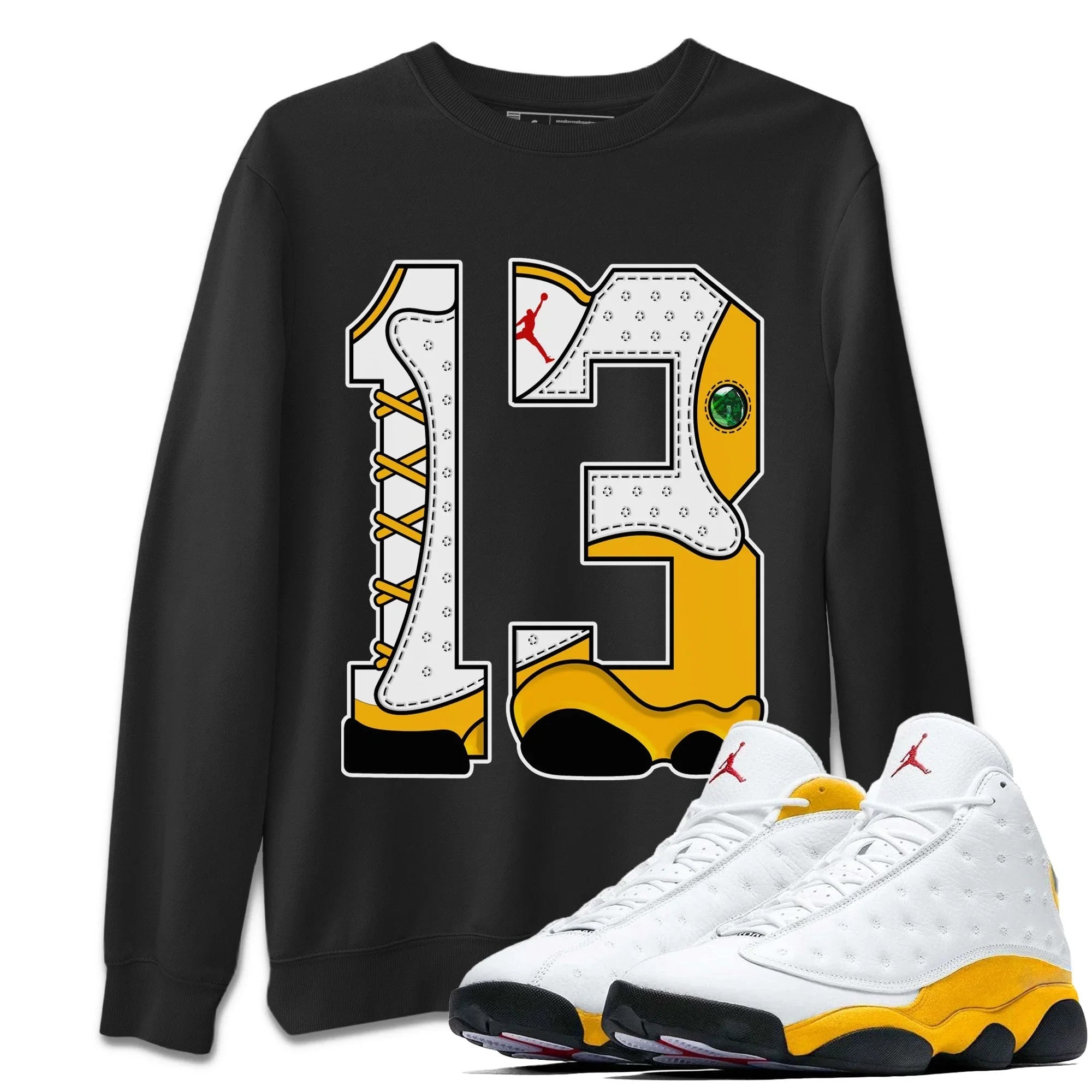 Number 13 Unisex Sweater – Air Jordan 13 Del Sol, Sneakers Matching Sweater