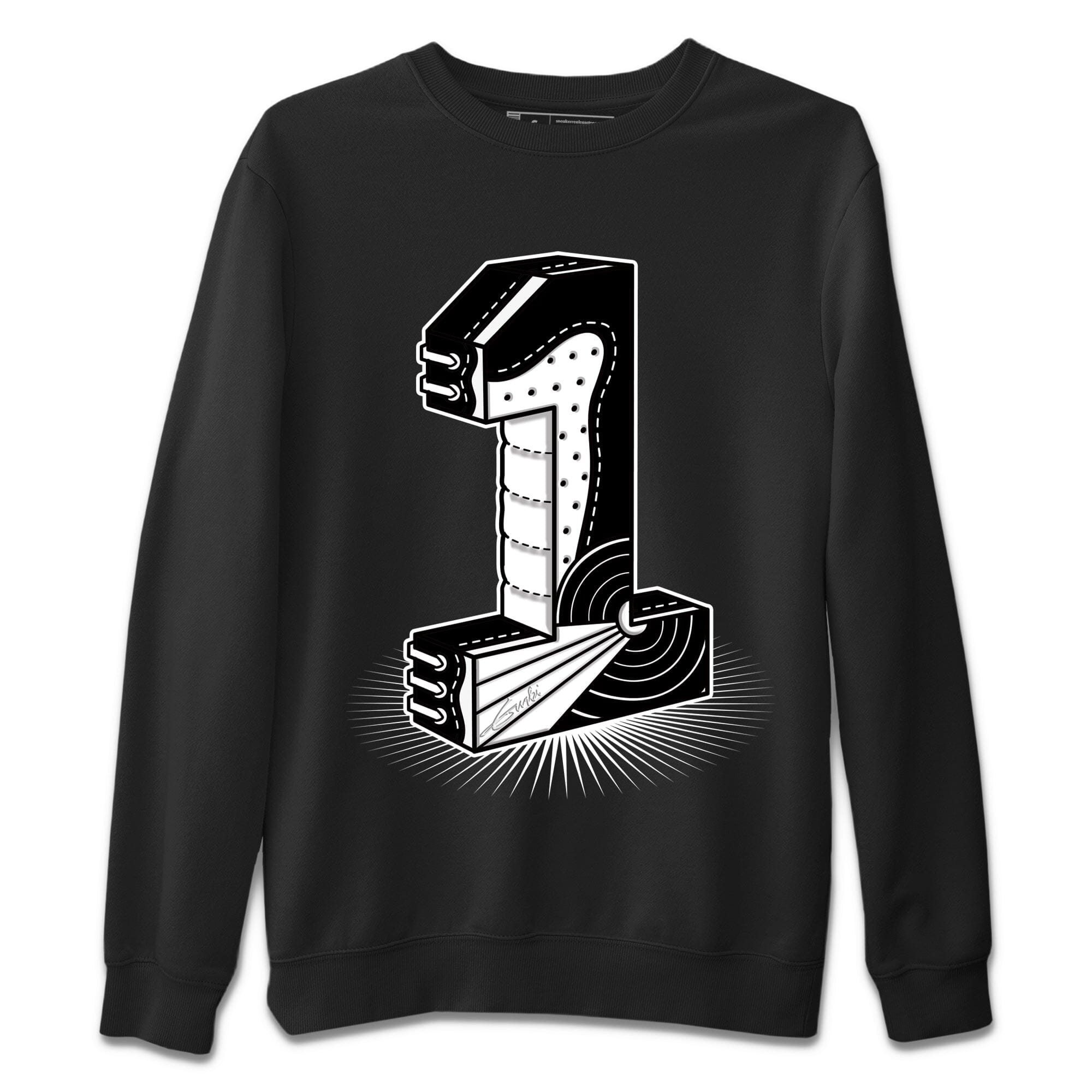 Number Statue Unisex Sweater – Air Jordan 1 Homage, Sneakers Matching Sweater