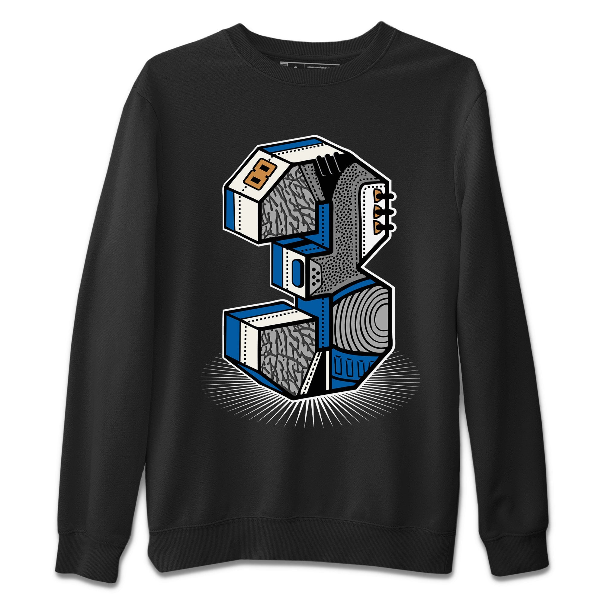Number Statue Unisex Sweater – Air Jordan 3 Wizards, Sneakers Matching Sweater