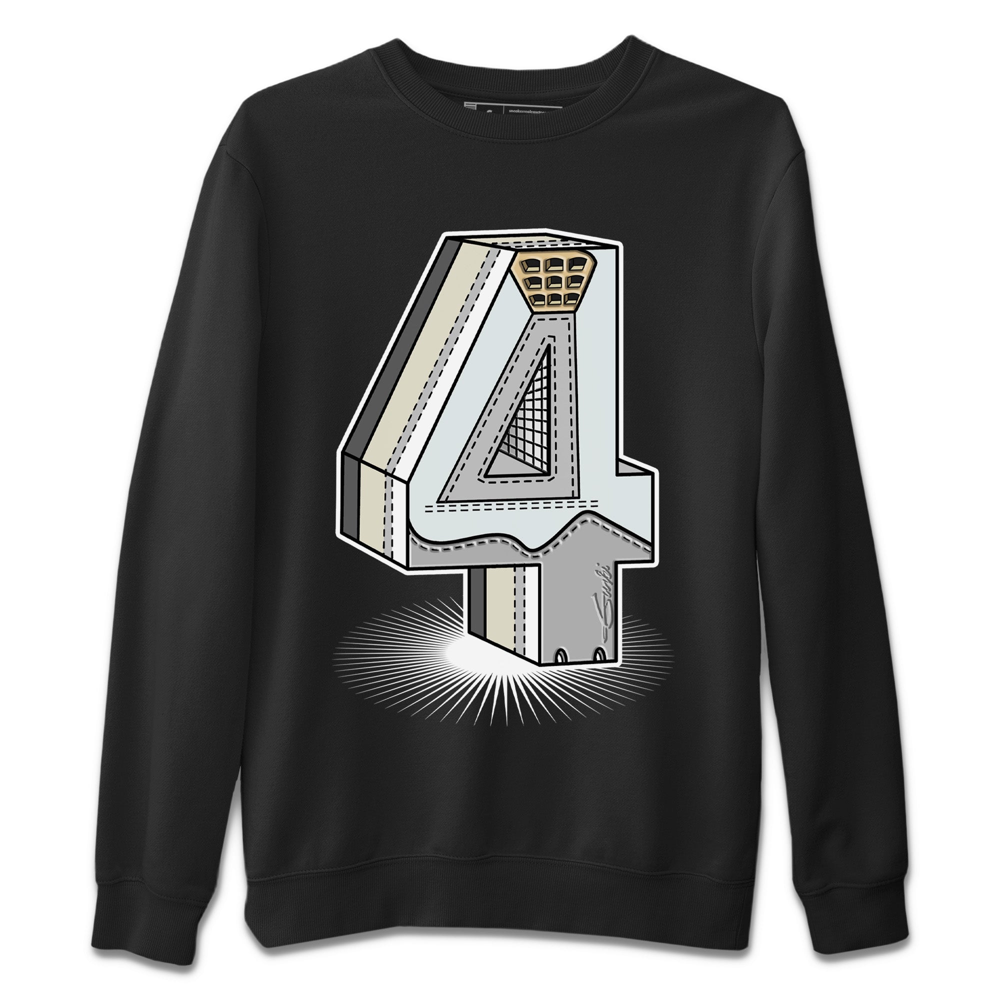 Number Statue Unisex Sweater – Air Jordan 4 Craft, Sneakers Matching Sweater