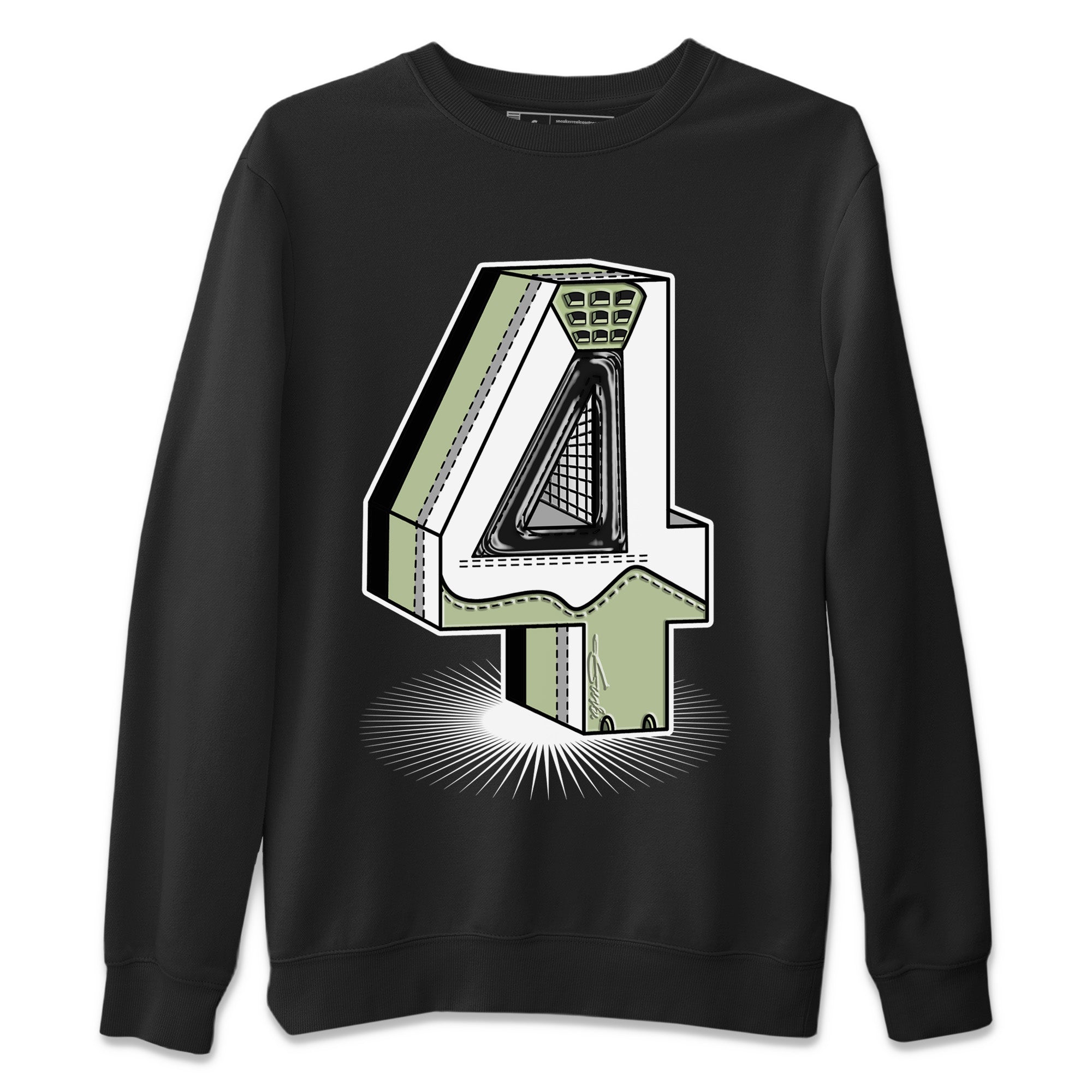 Number Statue Unisex Sweater – Air Jordan 4 Seafoam, Sneakers Matching Sweater