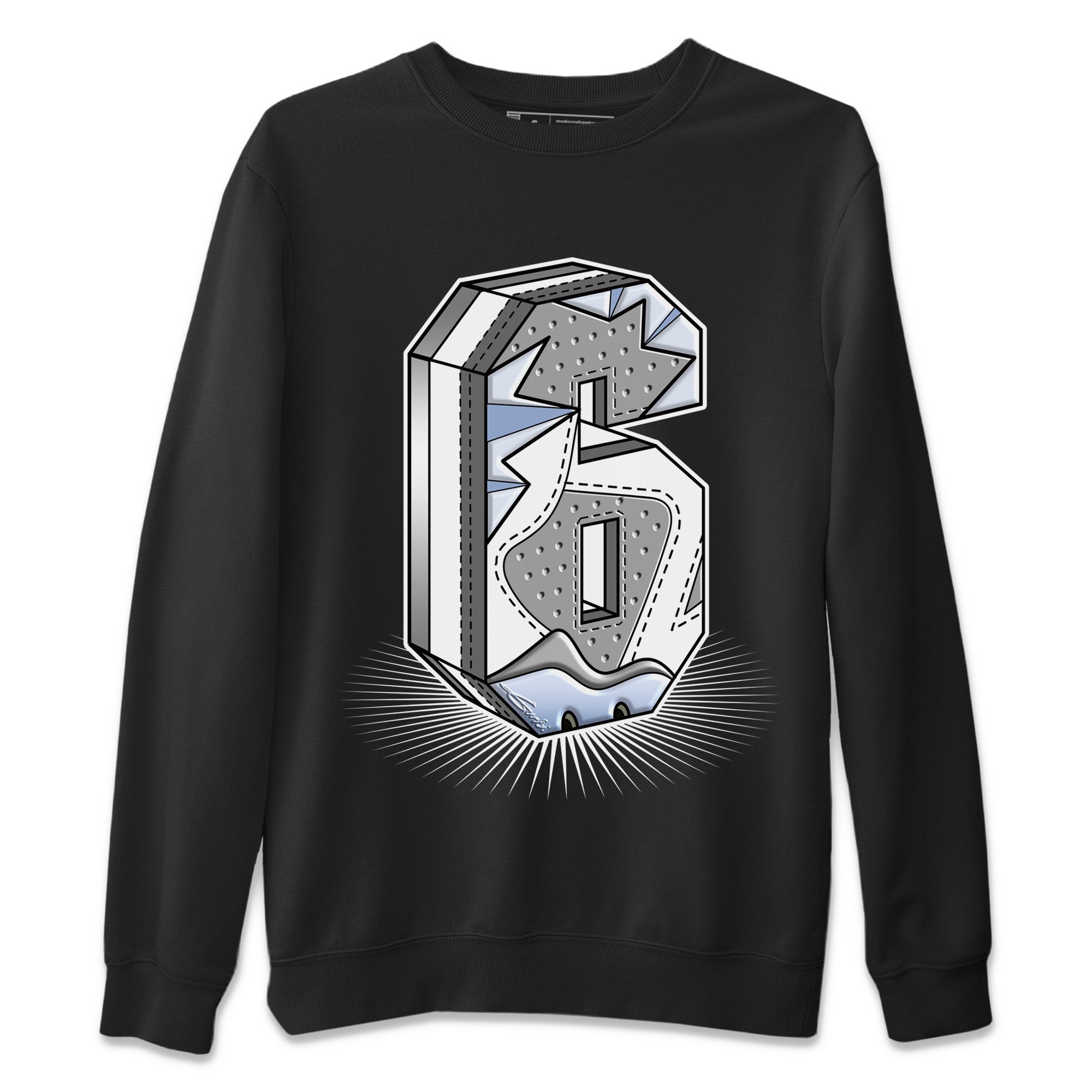 Number Statue Unisex Sweater – Air Jordan 6 Cool Grey, Sneakers Matching Sweater