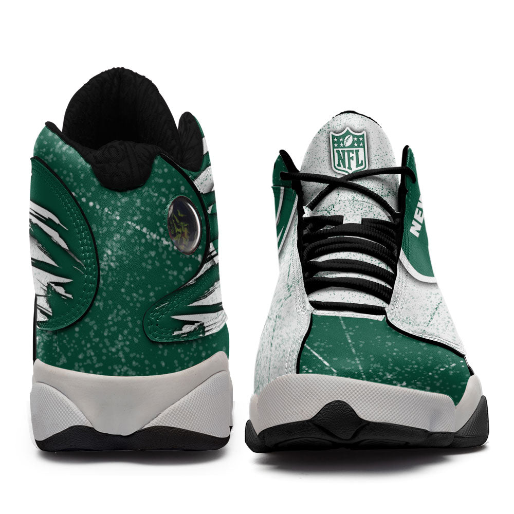 NY Jets JD13 Sneakers Custom Shoes For Fans
