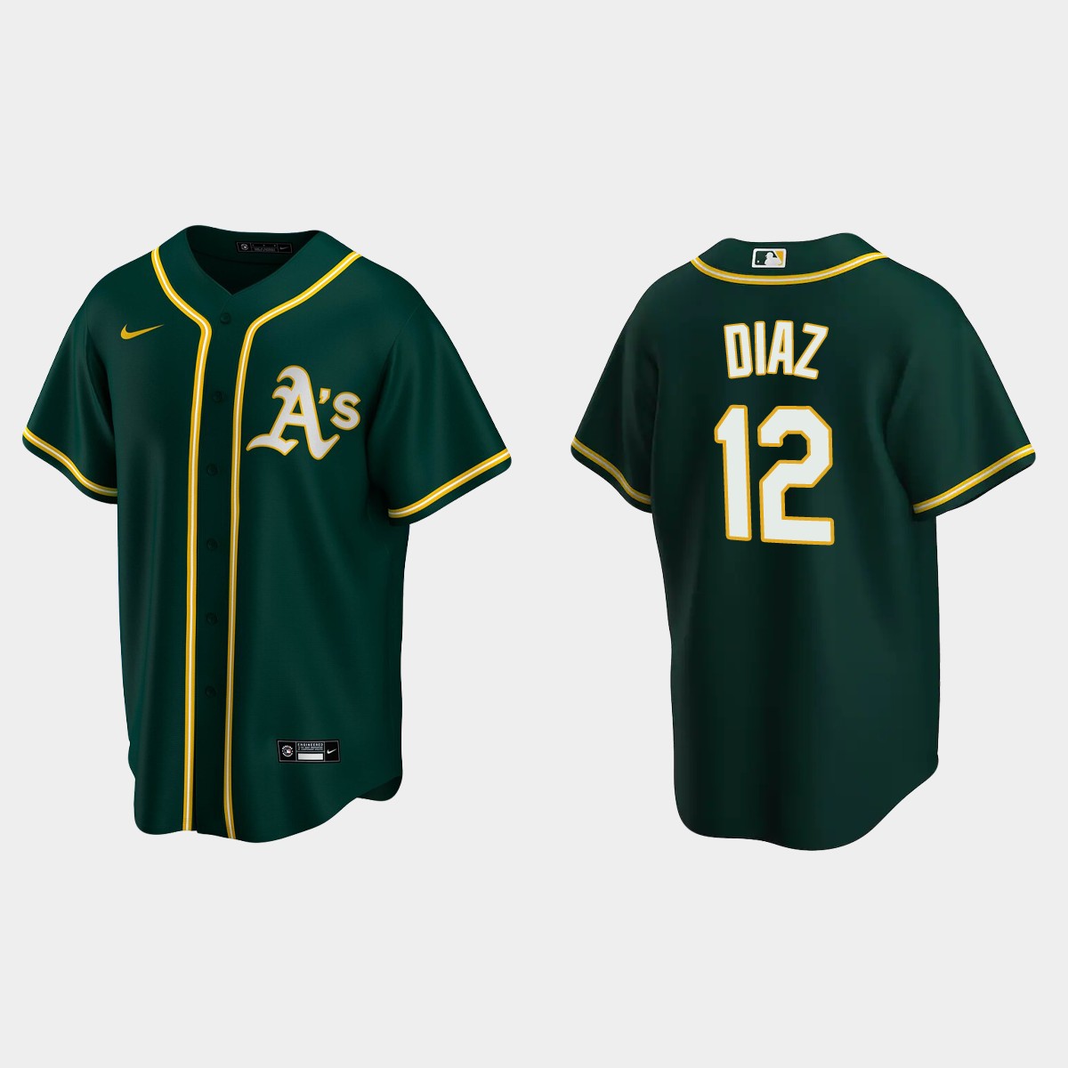 Oakland Athletics Aledmys Diaz Alternate Jersey - Green