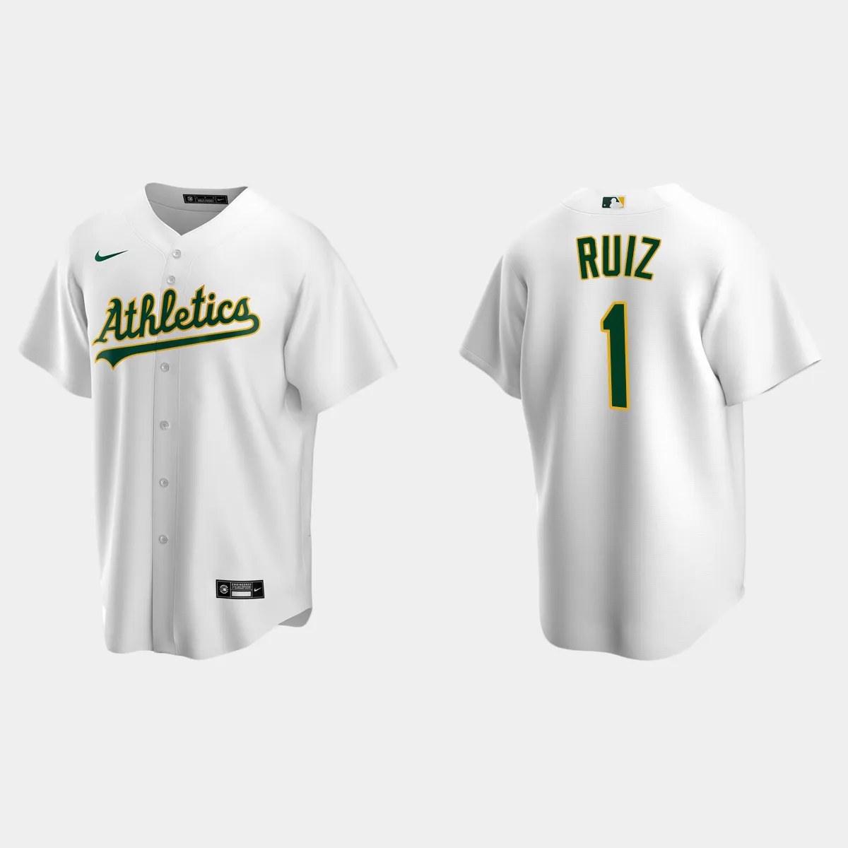 Oakland Athletics Esteury Ruiz Home Jersey - White