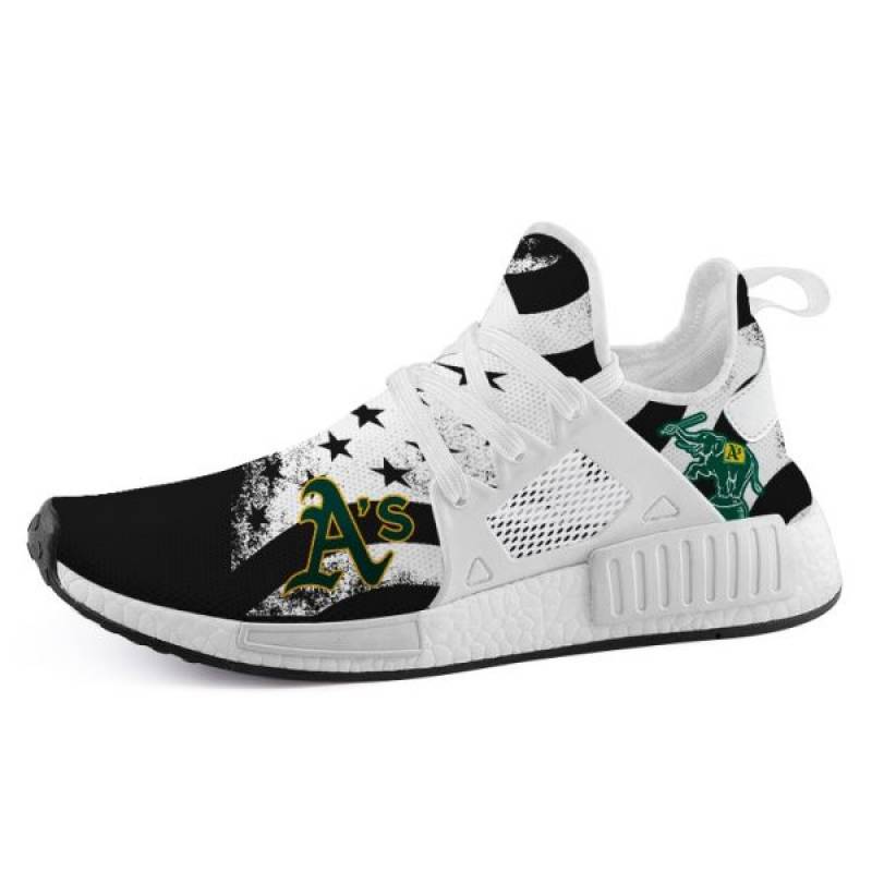 Oakland Athletics NMD Human Lightweight Sneakers, Oakland Athletics Running Shoes