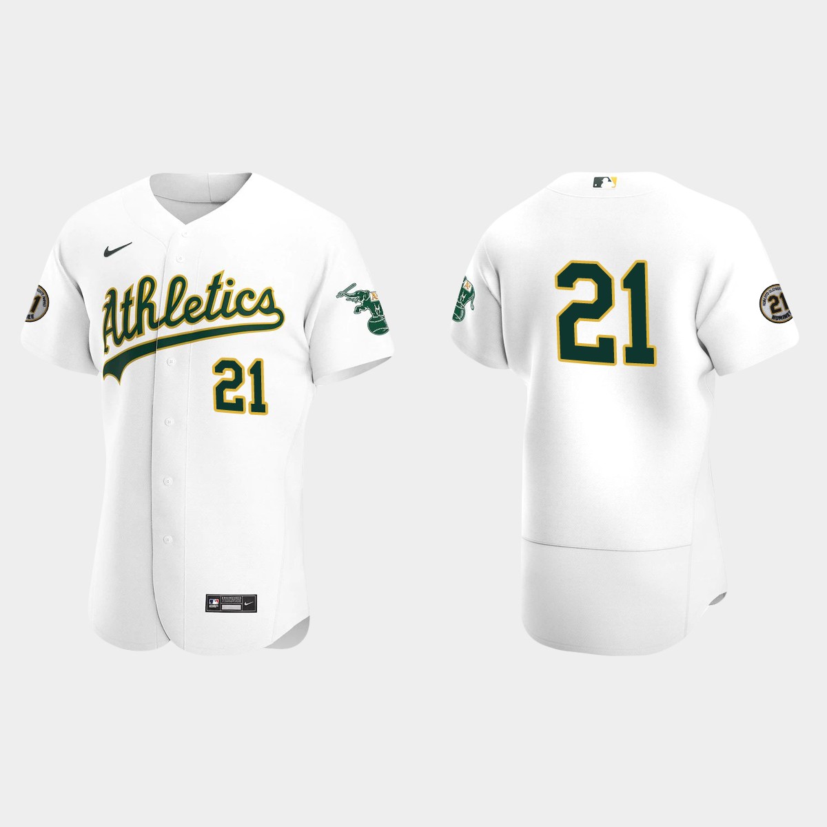 Oakland Athletics Roberto Clemente Day Jersey - White