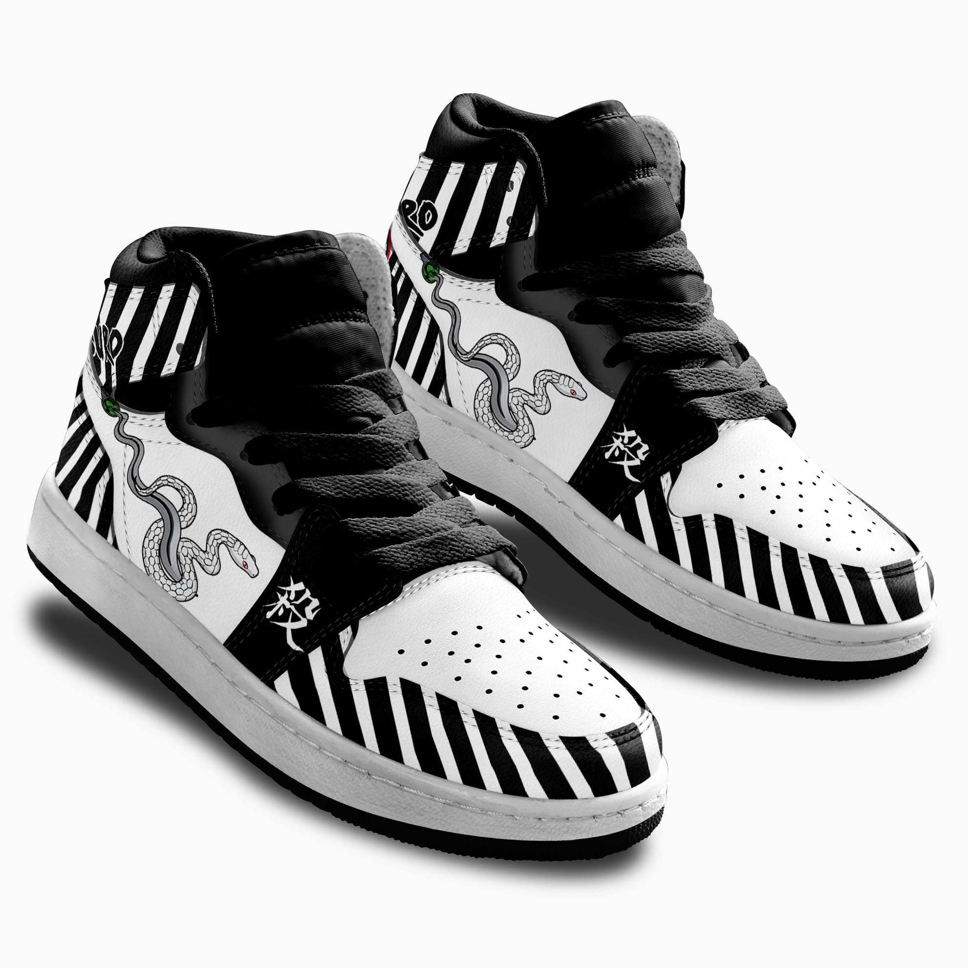 Obanai Iguro Serpent Breathing Kids Sneakers Demon Slayer Anime Shoes For Kids