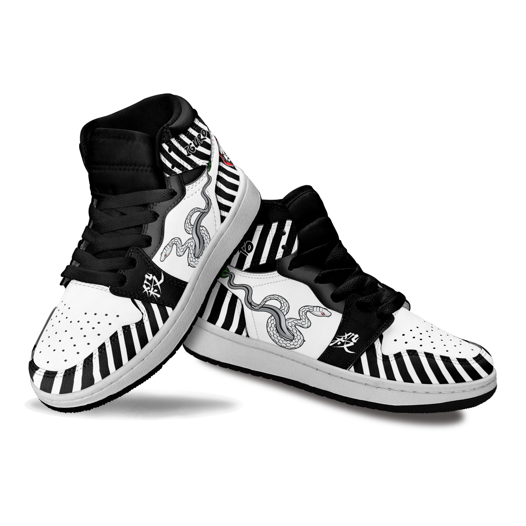 Obanai Iguro Serpent Breathing Kids Sneakers Demon Slayer Anime Shoes For Kids