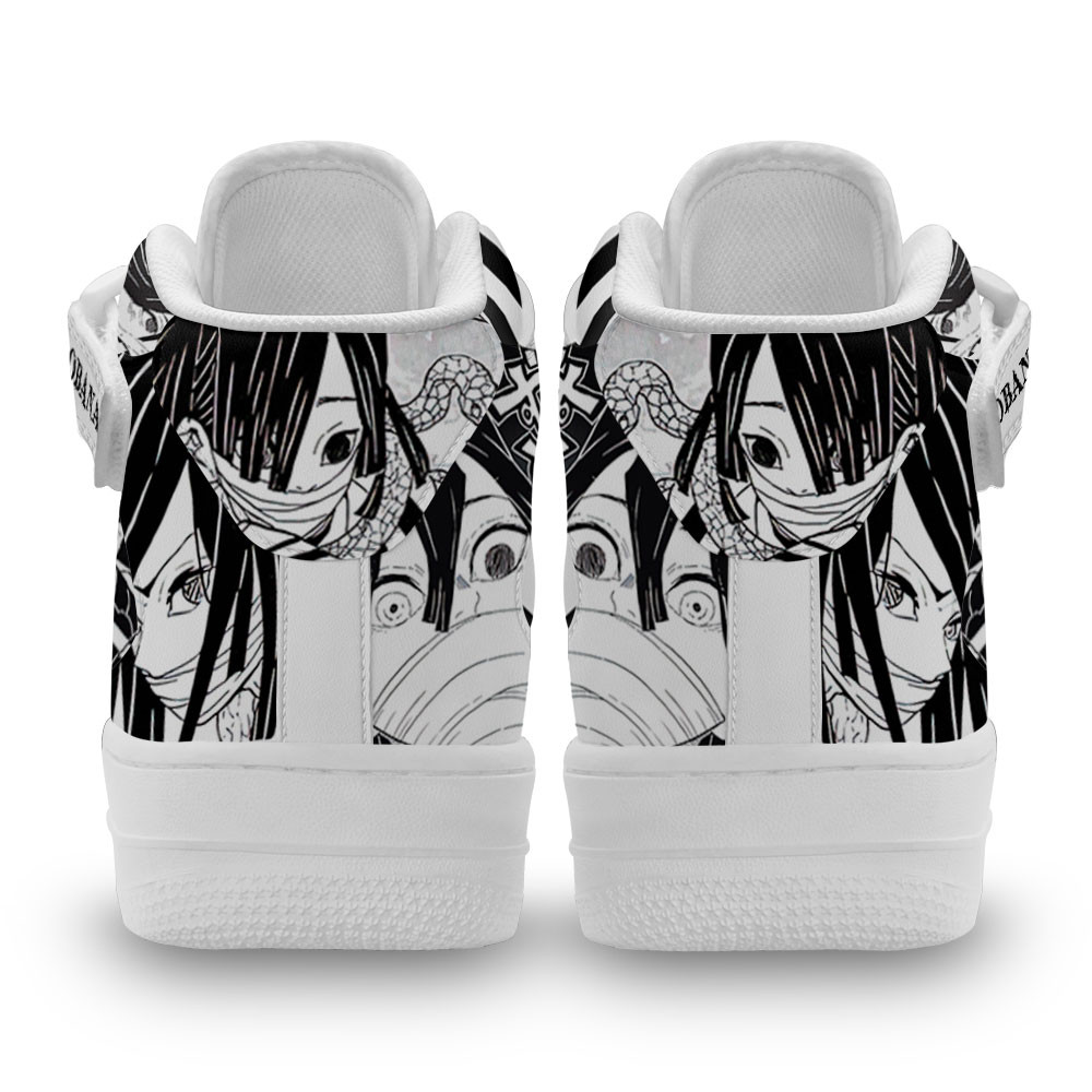Obanai Sneakers Air Mid Demon Slayer Anime Shoes Mix Manga