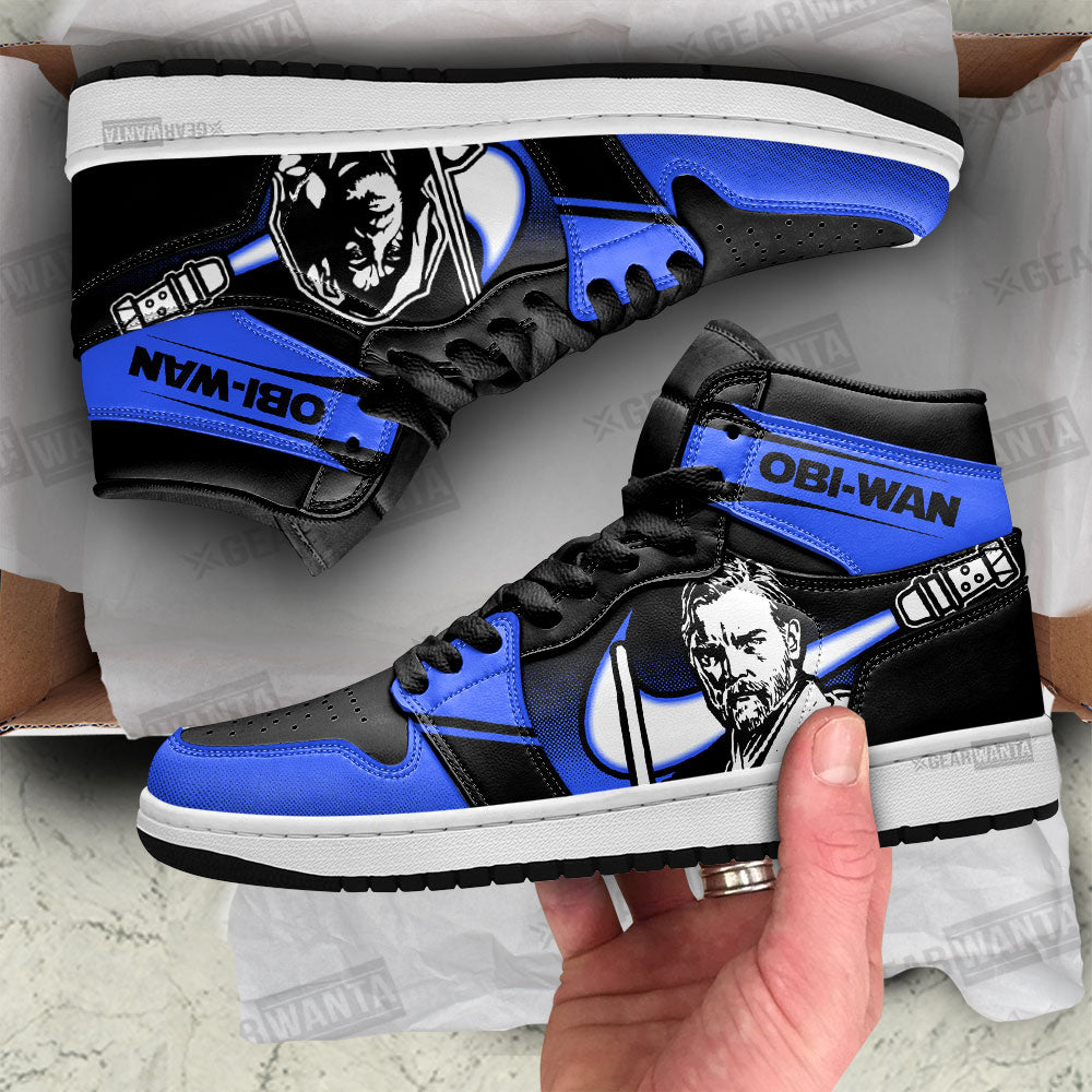 Obi Wan Star Wars JD Sneakers Shoes For Fans Sneakers, Air Jordan Hightop