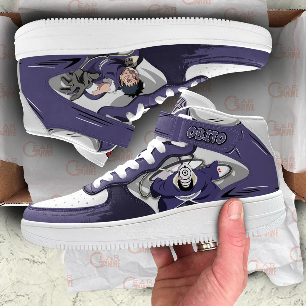 Obito Sneakers Air Mid Custom Anime NRT Shoes