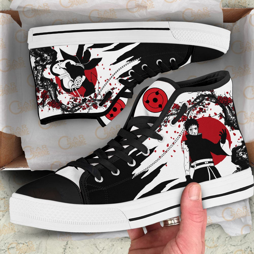 Obito Uchiha High Top Shoes Custom NRT Anime Sneakers Japan Style