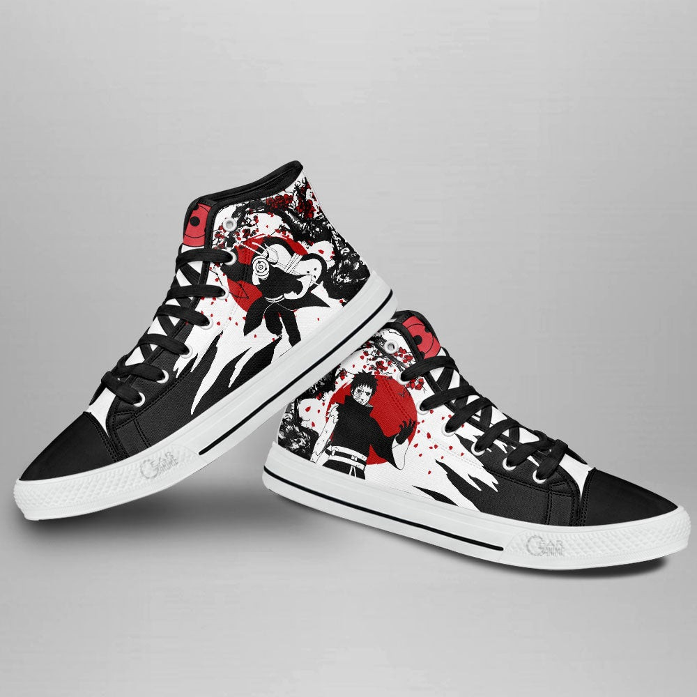 Obito Uchiha High Top Shoes Custom NRT Anime Sneakers Japan Style