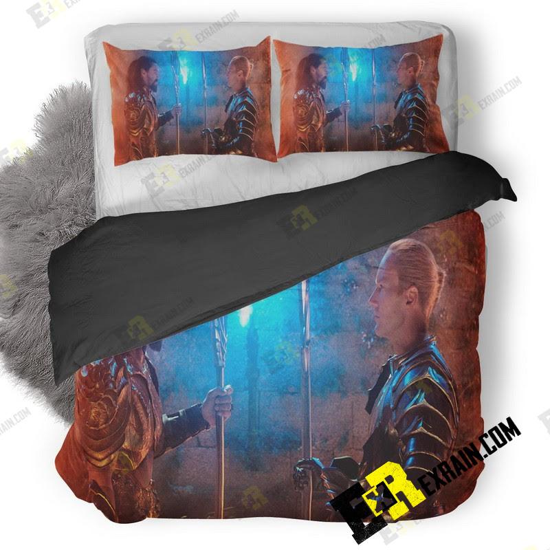 Ocean Master And Arthur Curry In Aquaman K8 3D Customized Duvet Cover Bedding Set