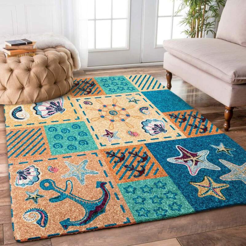 Ocean Rectangle Rug