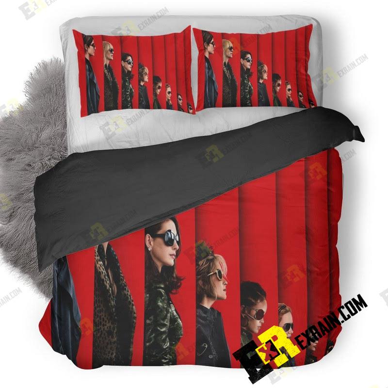 Oceans Eight Movie Ot 3D Customized Duvet Cover Bedding Set
