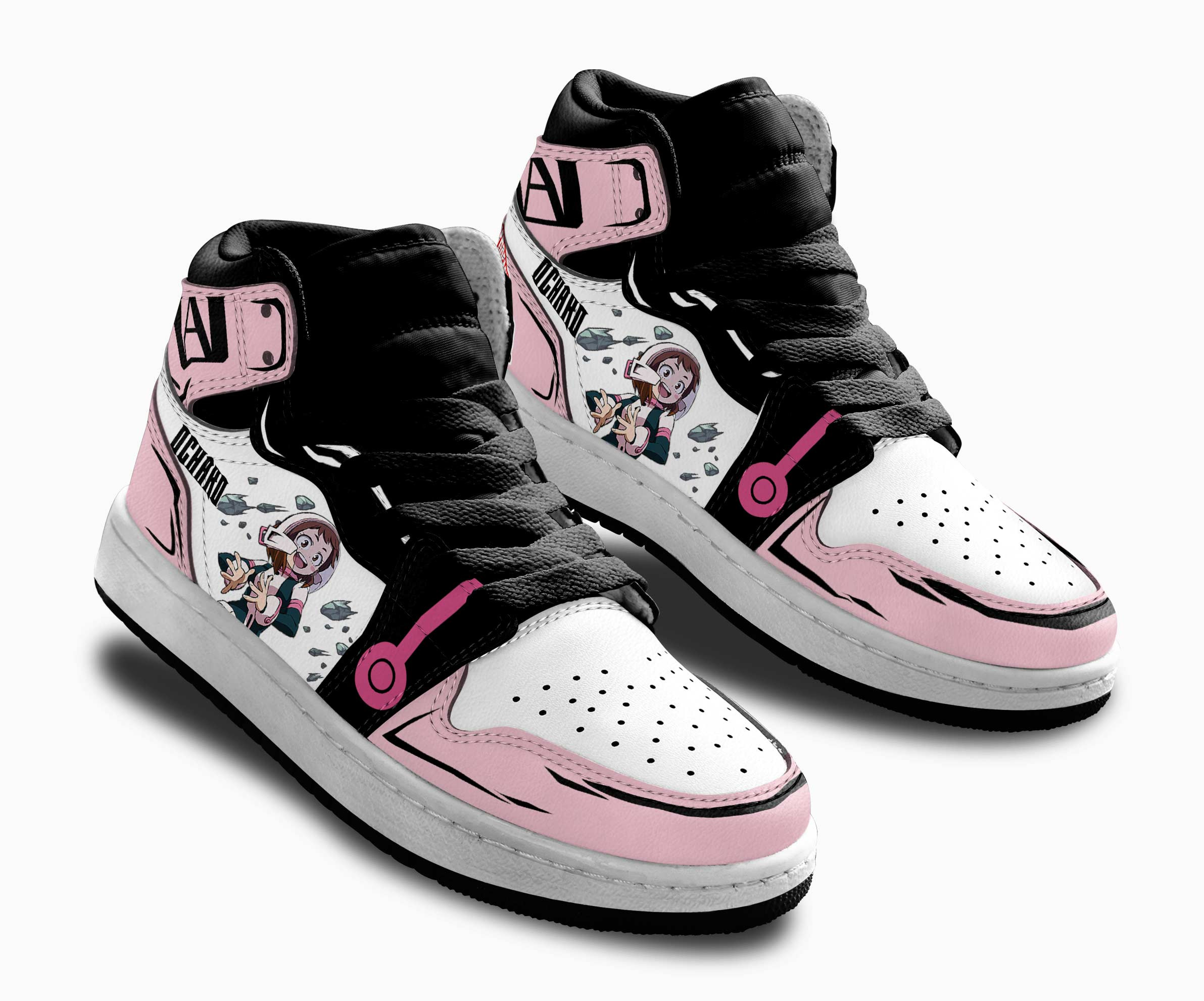 Ochako Uraraka Kids Sneakers Custom Anime My Hero Academia Shoes For Kids