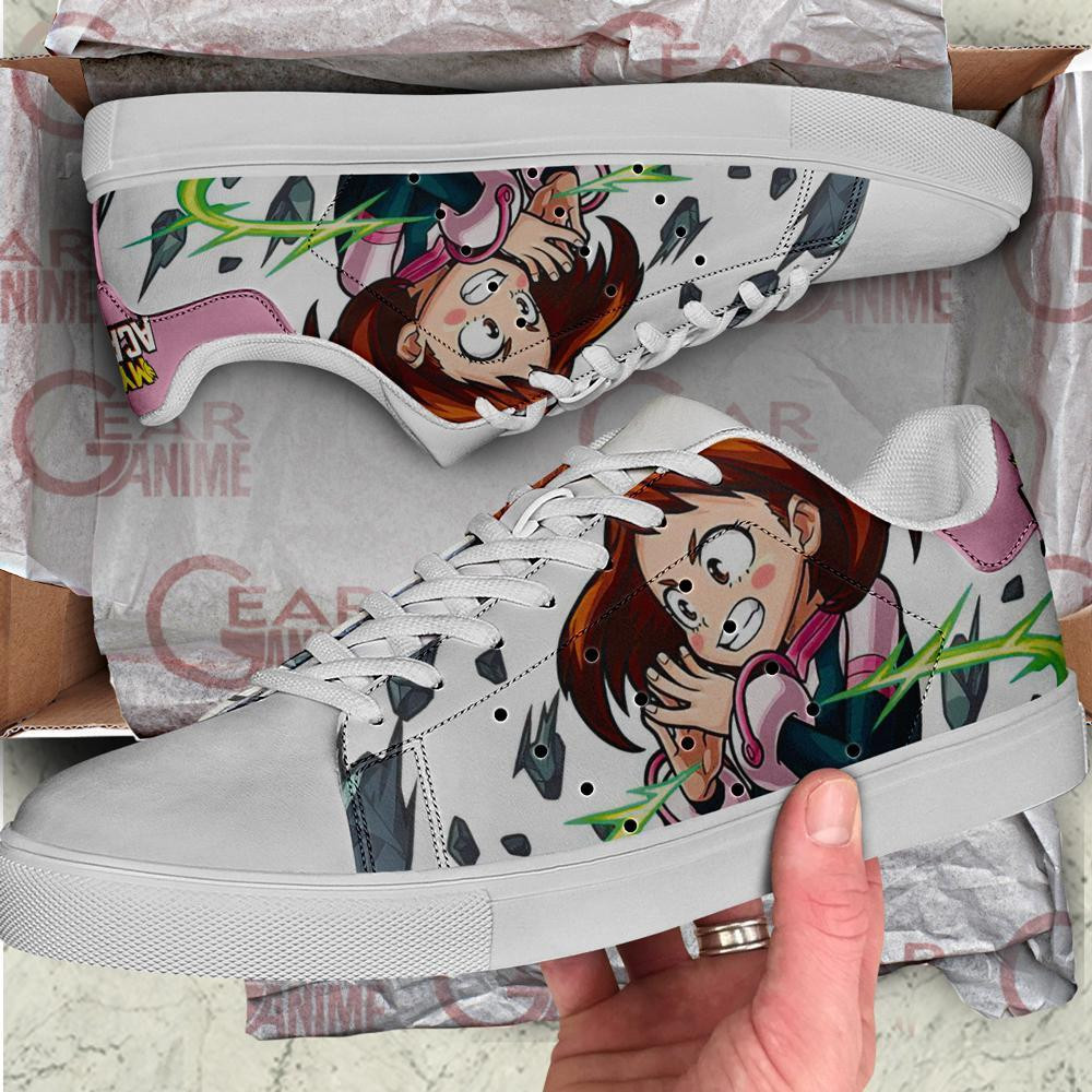 Ochako Uraraka Skate Shoes My Hero Academia Custom Anime Shoes