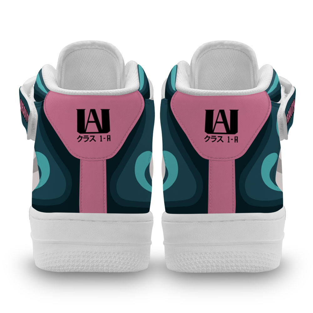 Ochako Uraraka Sneakers Air Mid Custom My Hero Academia Anime Shoes