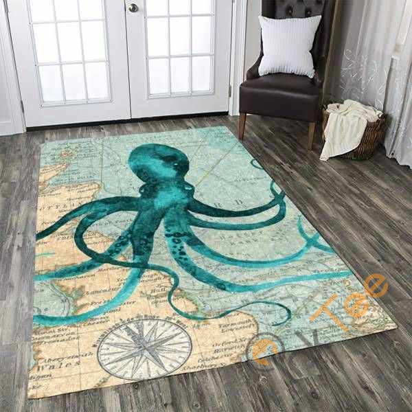 Octopus Area Rectangle Rug