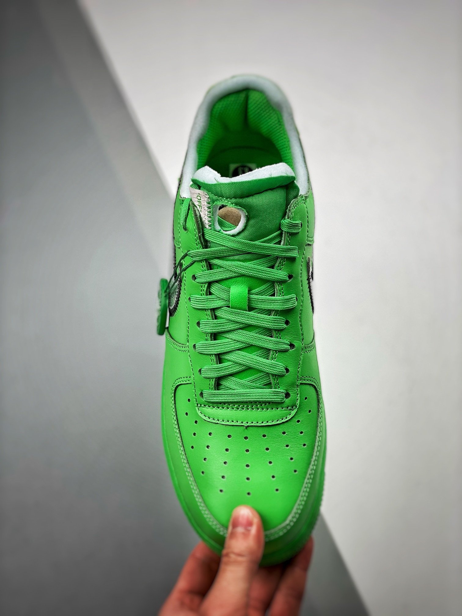 Off-White x Nike Air Force 1 Low “Light Green Spark” For Sale