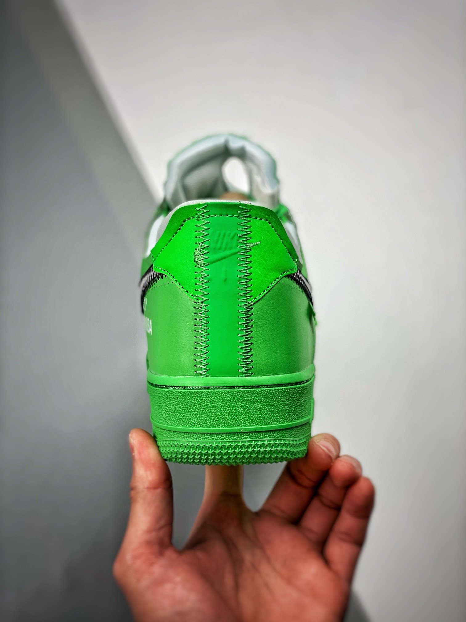 Off-White x Nike Air Force 1 Low “Light Green Spark” For Sale