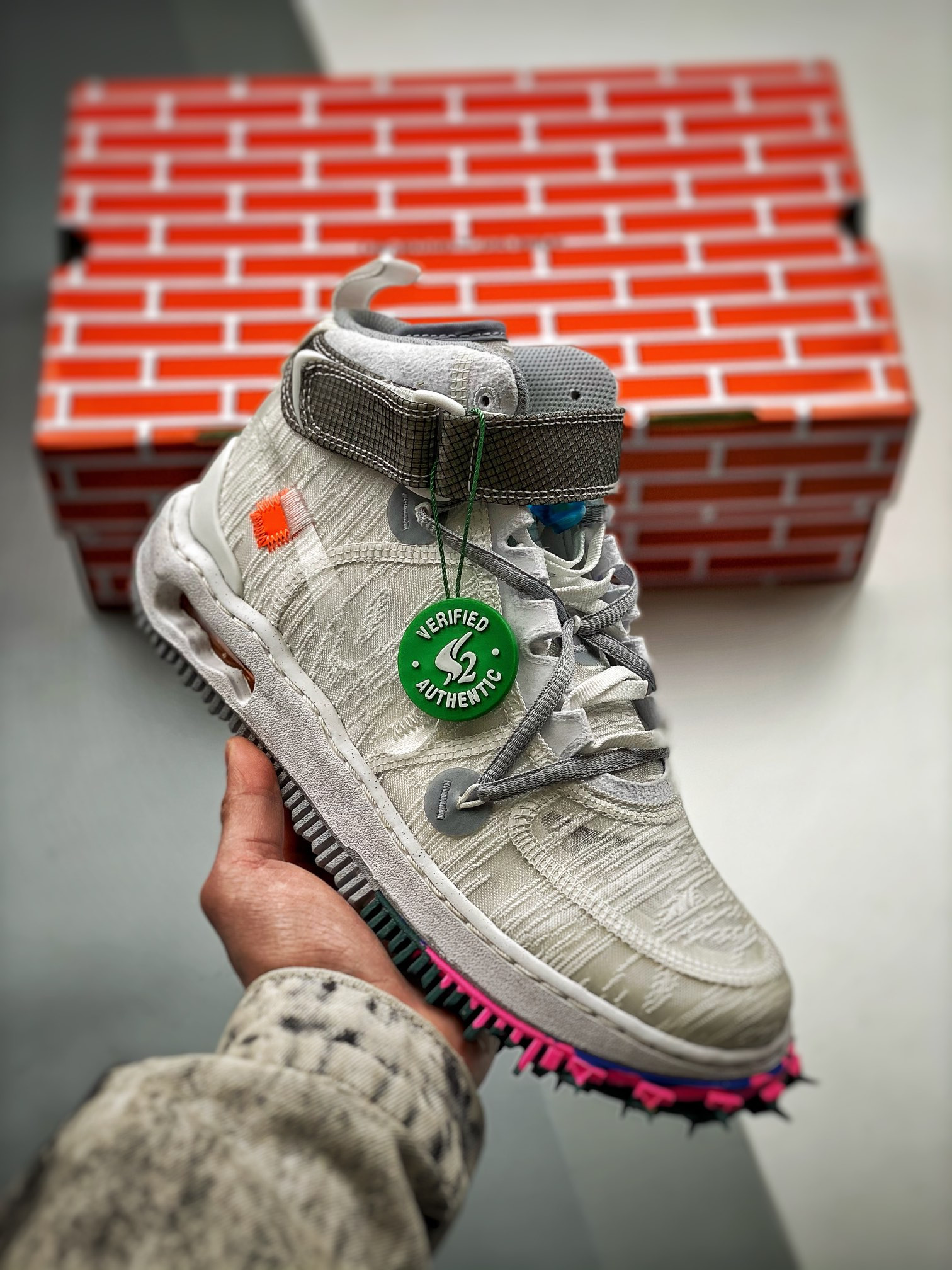 OFF-WHITE x Nike Air Force 1 Mid “White” For Sale