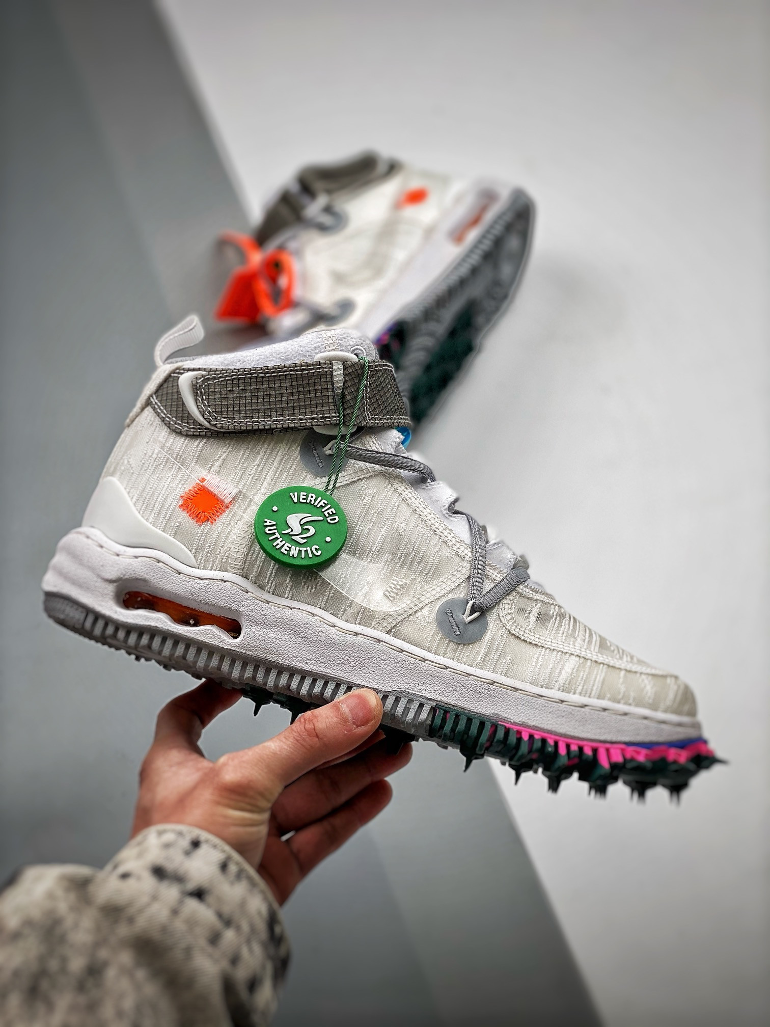 OFF-WHITE x Nike Air Force 1 Mid “White” For Sale