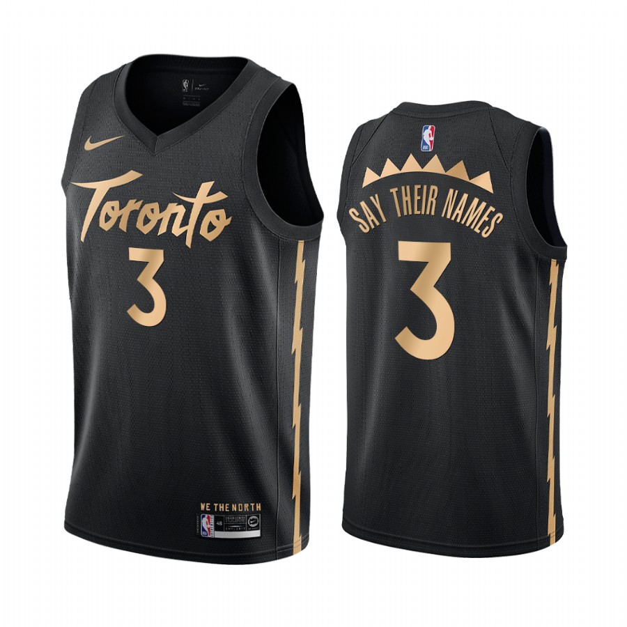OG Anunoby say their names Raptors City Jersey
